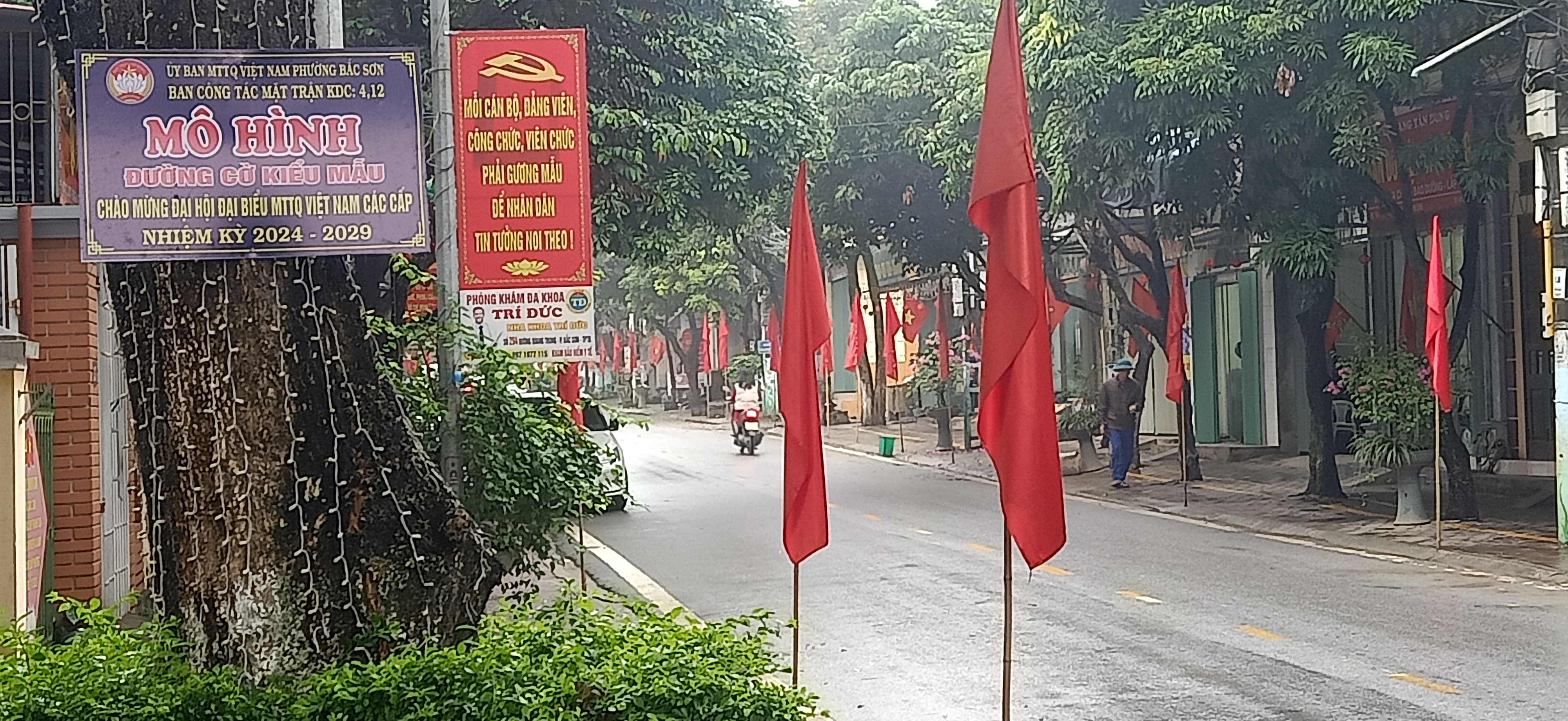Ủy ban Mặt trận tổ quốc Việt nam phường Bắc Sơn ra mắt mô hình “Đường cờ kiểu mẫu”