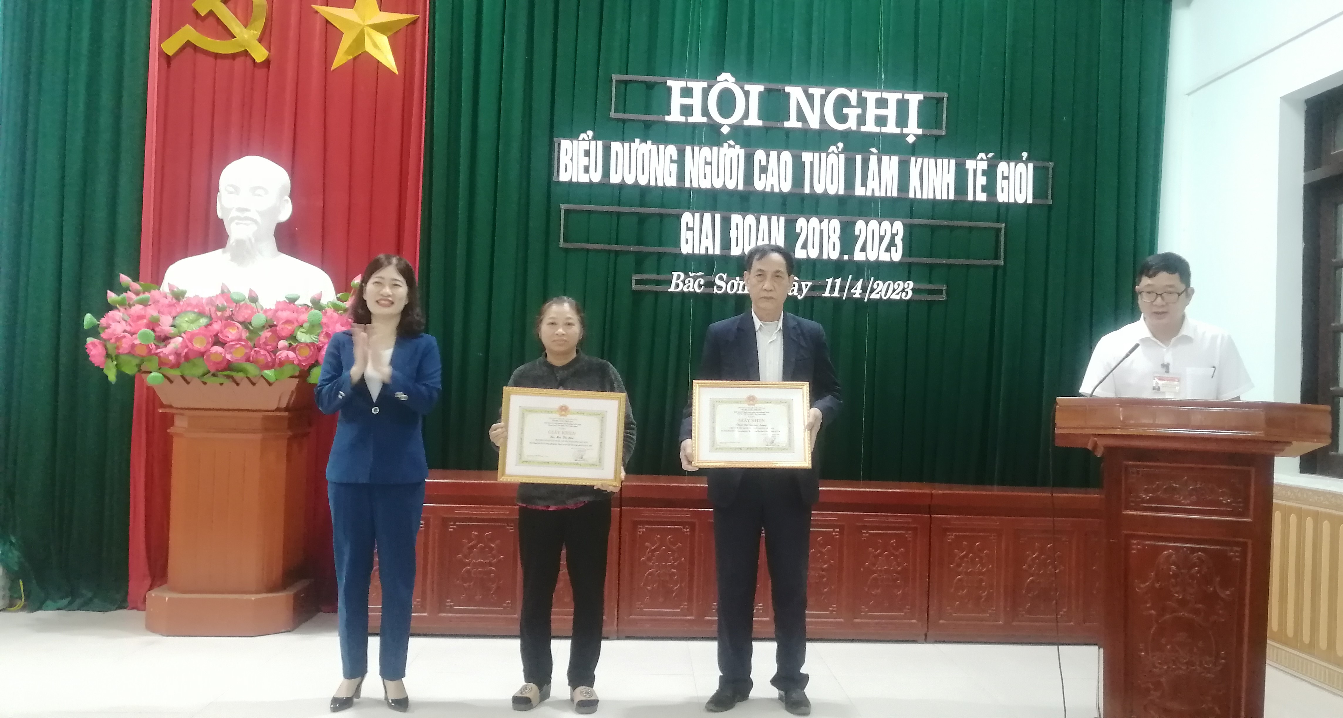 Hội NCT phường Bắc Sơn tổ chức hội nghị Biểu dương Người cao tuổi làm kinh tế giỏi giai đoạn 2018-2023