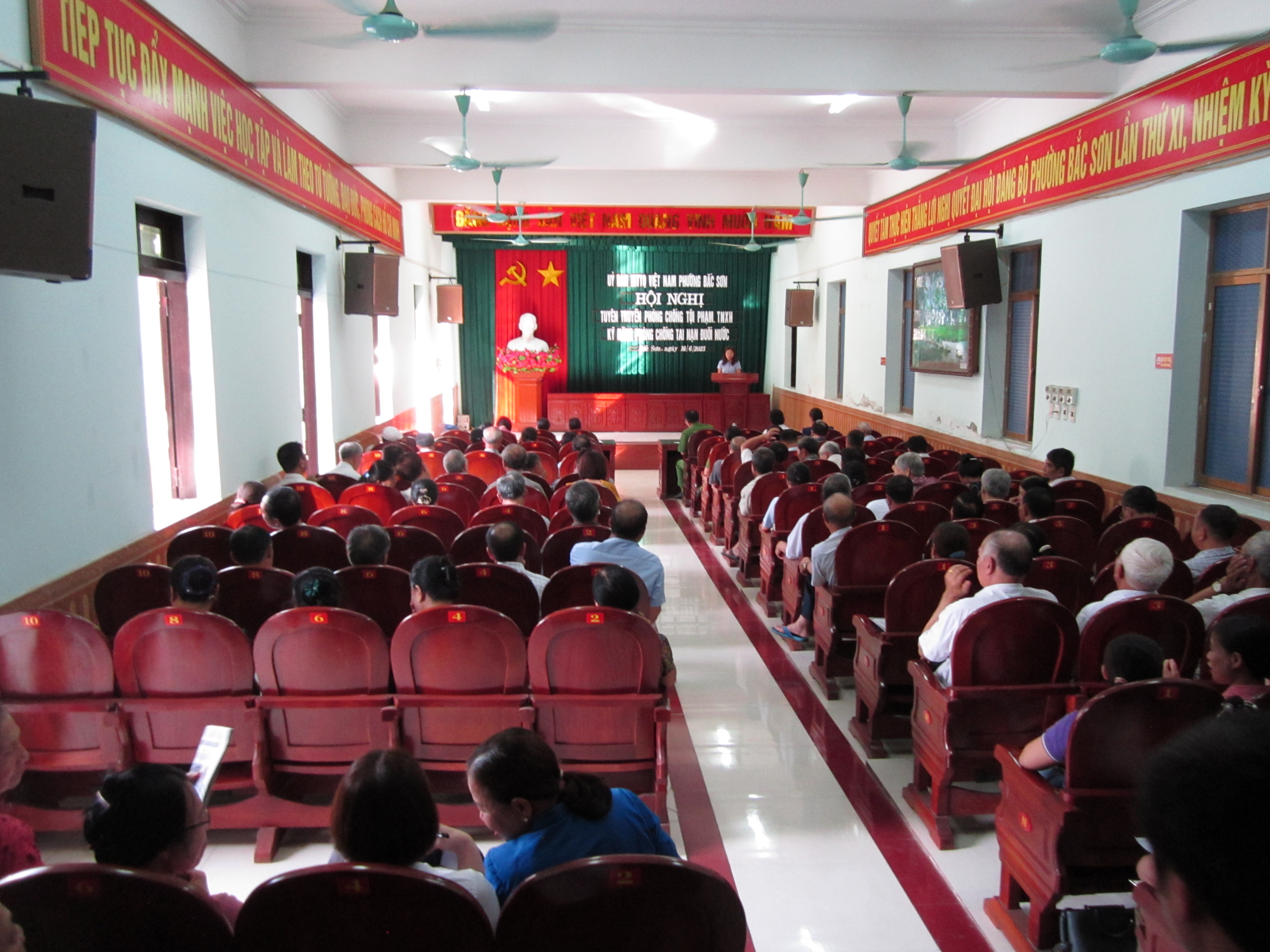 UBMTTQVN phường Bắc Sơn tổ chức hội nghị sơ kết công tác MT 6 tháng đầu năm gắn với tuyên truyền kỹ năng phòng chống đuối nước