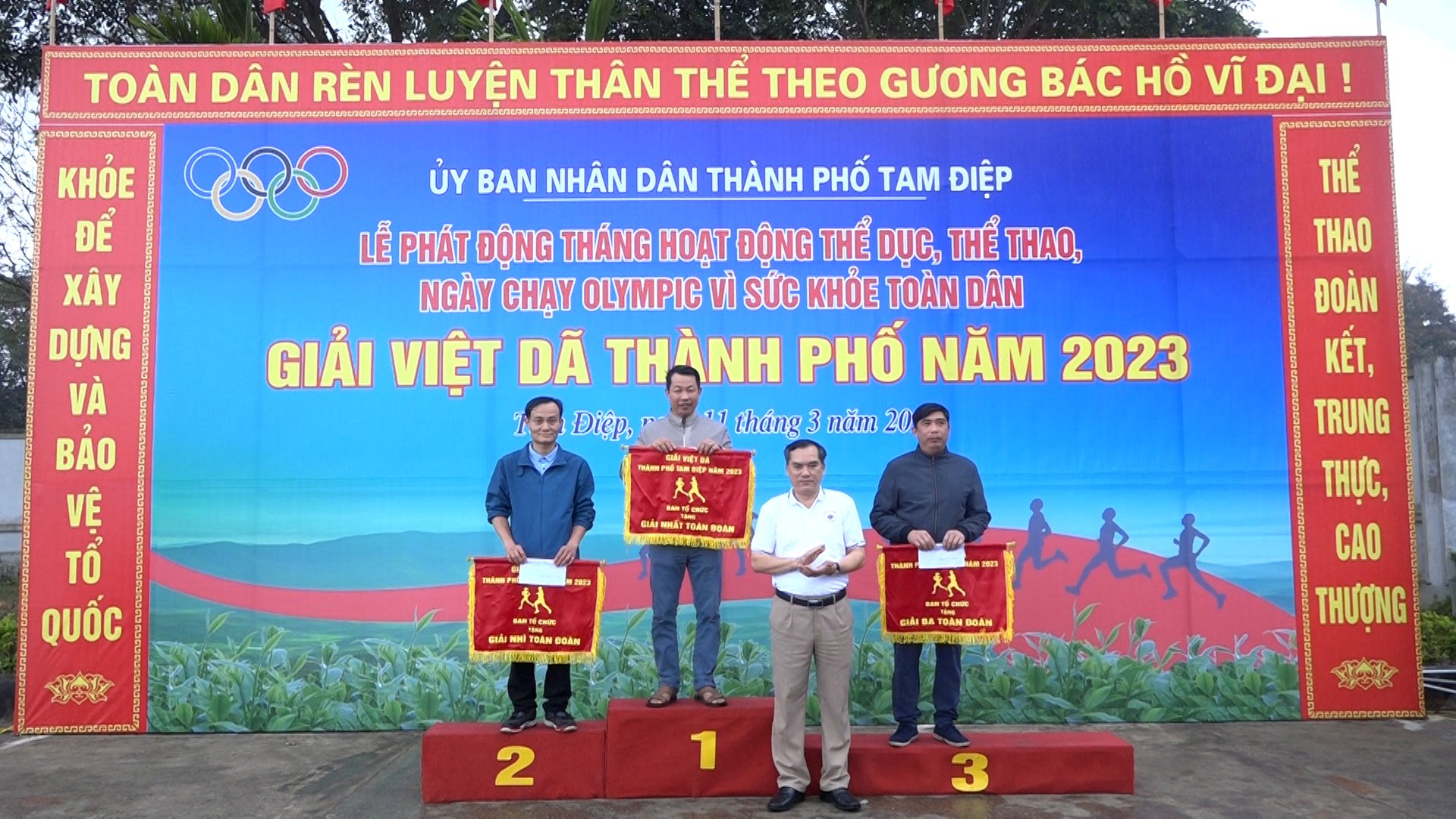 Đội tuyển Việt dã phường Bắc Sơn tham gia giải Việt dã thành phố Tam Điệp năm 2023